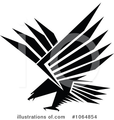 Royalty-Free (RF) Eagle Clipart Illustration by Vector Tradition SM - Stock Sample #1064854