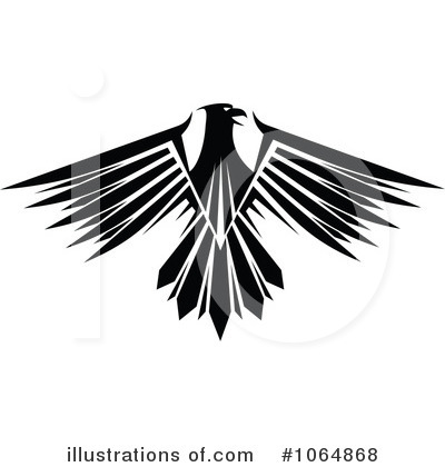 Royalty-Free (RF) Eagle Clipart Illustration by Vector Tradition SM - Stock Sample #1064868