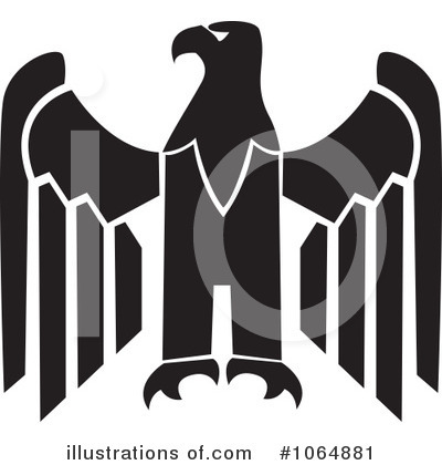 Royalty-Free (RF) Eagle Clipart Illustration by Vector Tradition SM - Stock Sample #1064881