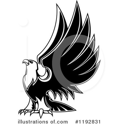 Royalty-Free (RF) Eagle Clipart Illustration by Vector Tradition SM - Stock Sample #1192831