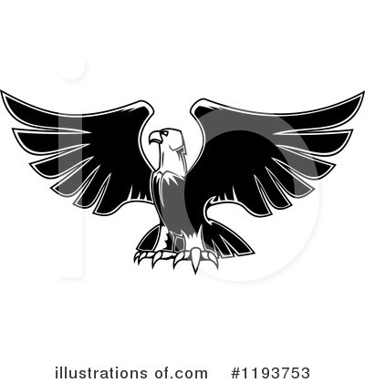 Royalty-Free (RF) Eagle Clipart Illustration by Vector Tradition SM - Stock Sample #1193753