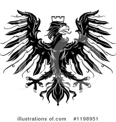 Royalty-Free (RF) Eagle Clipart Illustration by Vector Tradition SM - Stock Sample #1198951
