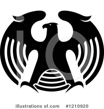 Royalty-Free (RF) Eagle Clipart Illustration by Vector Tradition SM - Stock Sample #1210920