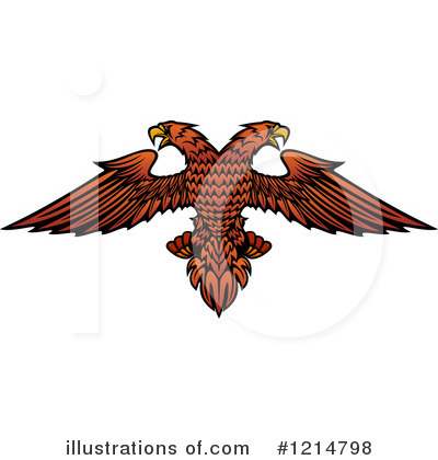 Royalty-Free (RF) Eagle Clipart Illustration by Vector Tradition SM - Stock Sample #1214798