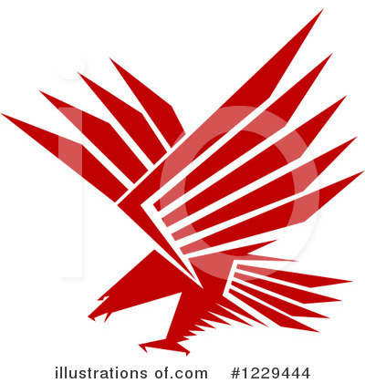 Royalty-Free (RF) Eagle Clipart Illustration by Vector Tradition SM - Stock Sample #1229444
