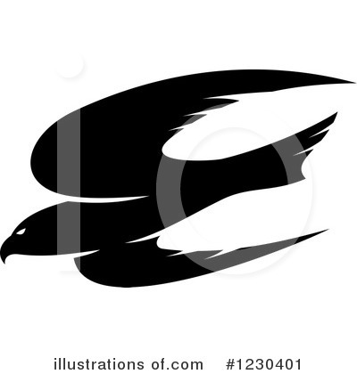 Royalty-Free (RF) Eagle Clipart Illustration by Vector Tradition SM - Stock Sample #1230401