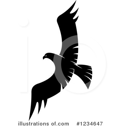 Royalty-Free (RF) Eagle Clipart Illustration by Vector Tradition SM - Stock Sample #1234647