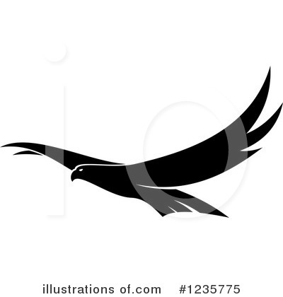 Royalty-Free (RF) Eagle Clipart Illustration by Vector Tradition SM - Stock Sample #1235775