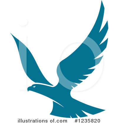 Royalty-Free (RF) Eagle Clipart Illustration by Vector Tradition SM - Stock Sample #1235820
