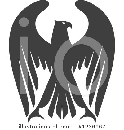 Royalty-Free (RF) Eagle Clipart Illustration by Vector Tradition SM - Stock Sample #1236967