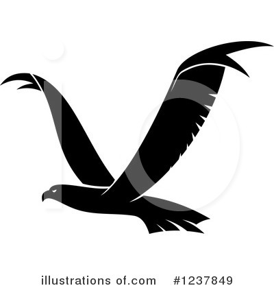 Royalty-Free (RF) Eagle Clipart Illustration by Vector Tradition SM - Stock Sample #1237849
