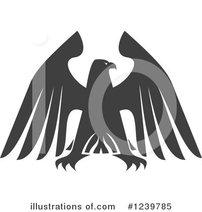 Royalty-Free (RF) Eagle Clipart Illustration by Vector Tradition SM - Stock Sample #1239785