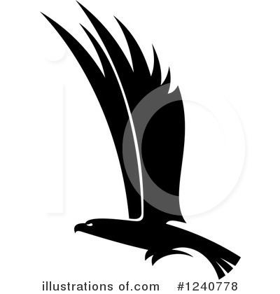 Royalty-Free (RF) Eagle Clipart Illustration by Vector Tradition SM - Stock Sample #1240778