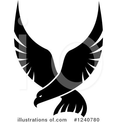Royalty-Free (RF) Eagle Clipart Illustration by Vector Tradition SM - Stock Sample #1240780