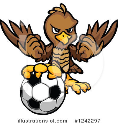 Royalty-Free (RF) Eagle Clipart Illustration by Chromaco - Stock Sample #1242297