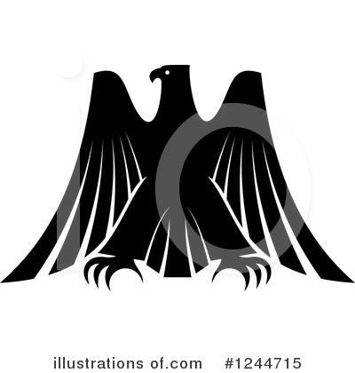 Royalty-Free (RF) Eagle Clipart Illustration by Vector Tradition SM - Stock Sample #1244715