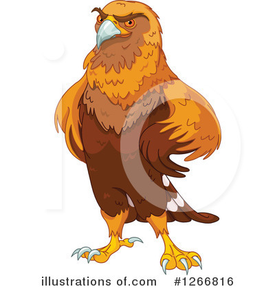 Royalty-Free (RF) Eagle Clipart Illustration by Pushkin - Stock Sample #1266816