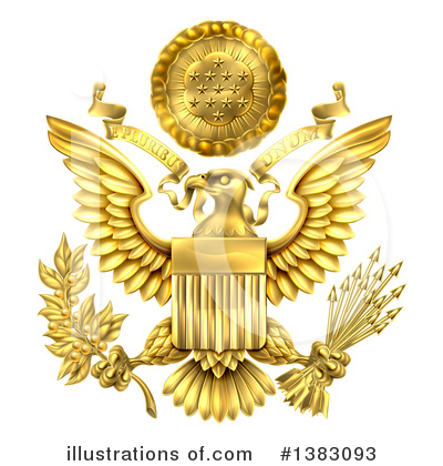 Royalty-Free (RF) Eagle Clipart Illustration by AtStockIllustration - Stock Sample #1383093
