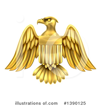 Royalty-Free (RF) Eagle Clipart Illustration by AtStockIllustration - Stock Sample #1390125