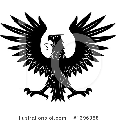 Royalty-Free (RF) Eagle Clipart Illustration by Vector Tradition SM - Stock Sample #1396088