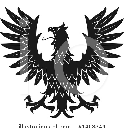Royalty-Free (RF) Eagle Clipart Illustration by Vector Tradition SM - Stock Sample #1403349