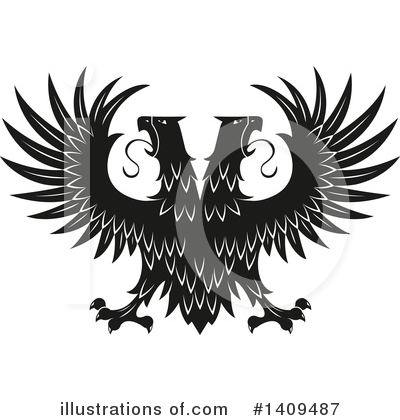 Royalty-Free (RF) Eagle Clipart Illustration by Vector Tradition SM - Stock Sample #1409487