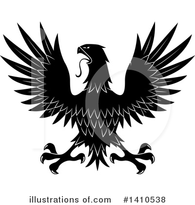 Royalty-Free (RF) Eagle Clipart Illustration by Vector Tradition SM - Stock Sample #1410538