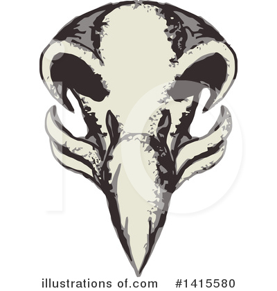 Royalty-Free (RF) Eagle Clipart Illustration by patrimonio - Stock Sample #1415580