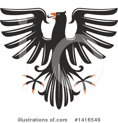 Royalty-Free (RF) Eagle Clipart Illustration by Vector Tradition SM - Stock Sample #1416549
