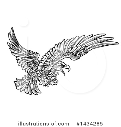 Royalty-Free (RF) Eagle Clipart Illustration by AtStockIllustration - Stock Sample #1434285