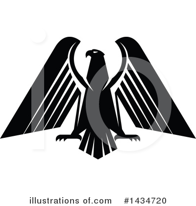Royalty-Free (RF) Eagle Clipart Illustration by Vector Tradition SM - Stock Sample #1434720