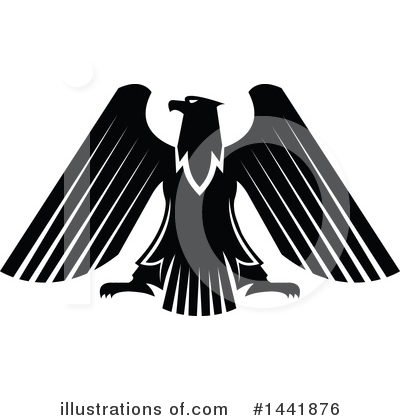 Royalty-Free (RF) Eagle Clipart Illustration by Vector Tradition SM - Stock Sample #1441876