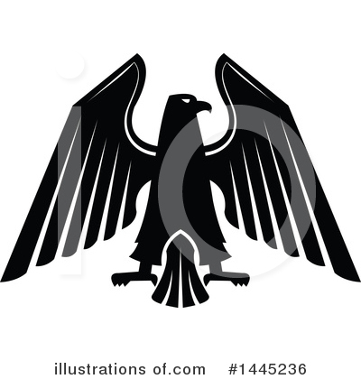 Royalty-Free (RF) Eagle Clipart Illustration by Vector Tradition SM - Stock Sample #1445236