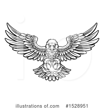 Royalty-Free (RF) Eagle Clipart Illustration by AtStockIllustration - Stock Sample #1528951