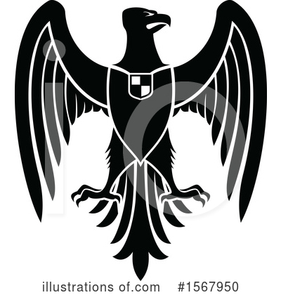 Royalty-Free (RF) Eagle Clipart Illustration by Vector Tradition SM - Stock Sample #1567950