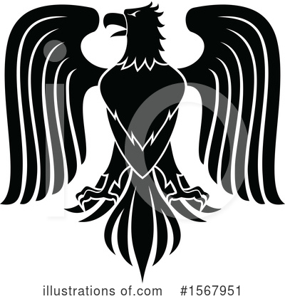Royalty-Free (RF) Eagle Clipart Illustration by Vector Tradition SM - Stock Sample #1567951