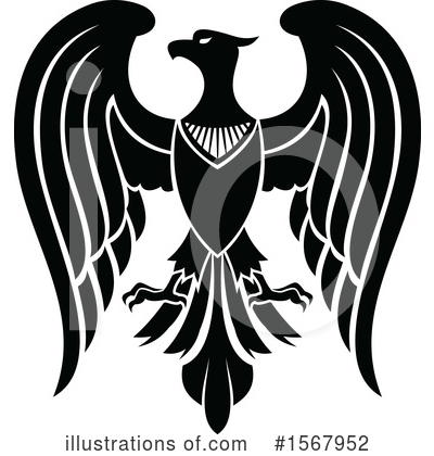 Royalty-Free (RF) Eagle Clipart Illustration by Vector Tradition SM - Stock Sample #1567952