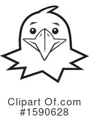 Eagle Clipart #1590628 by Johnny Sajem
