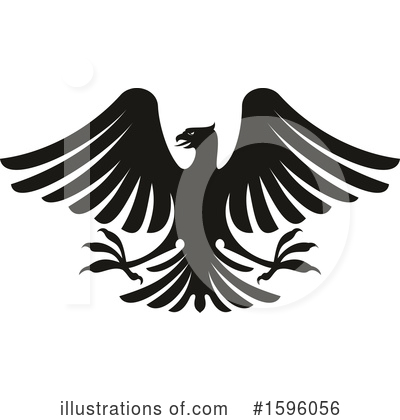 Royalty-Free (RF) Eagle Clipart Illustration by Vector Tradition SM - Stock Sample #1596056