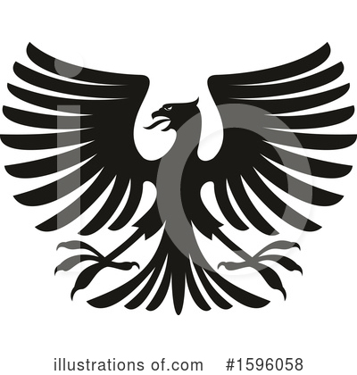 Royalty-Free (RF) Eagle Clipart Illustration by Vector Tradition SM - Stock Sample #1596058
