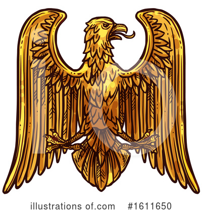 Royalty-Free (RF) Eagle Clipart Illustration by Vector Tradition SM - Stock Sample #1611650