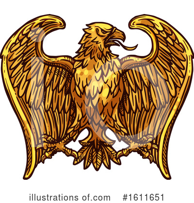 Royalty-Free (RF) Eagle Clipart Illustration by Vector Tradition SM - Stock Sample #1611651