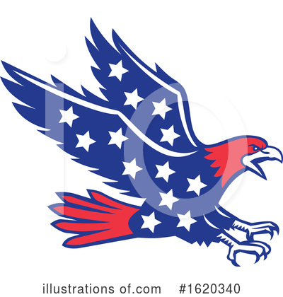 Eagle Clipart #1620340 by patrimonio