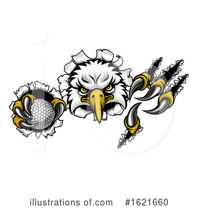 Royalty-Free (RF) Eagle Clipart Illustration by AtStockIllustration - Stock Sample #1621660