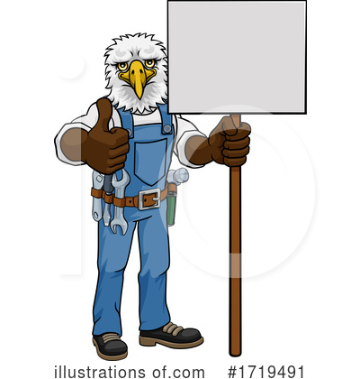 Royalty-Free (RF) Eagle Clipart Illustration by AtStockIllustration - Stock Sample #1719491