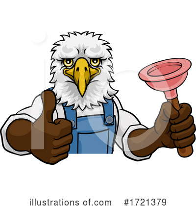 Royalty-Free (RF) Eagle Clipart Illustration by AtStockIllustration - Stock Sample #1721379