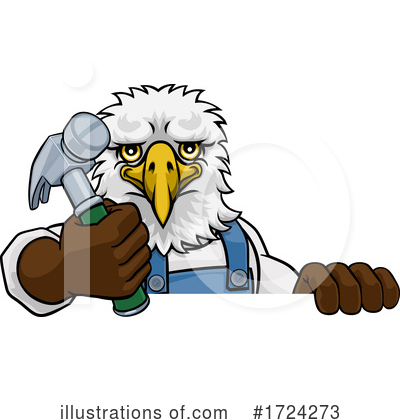 Royalty-Free (RF) Eagle Clipart Illustration by AtStockIllustration - Stock Sample #1724273