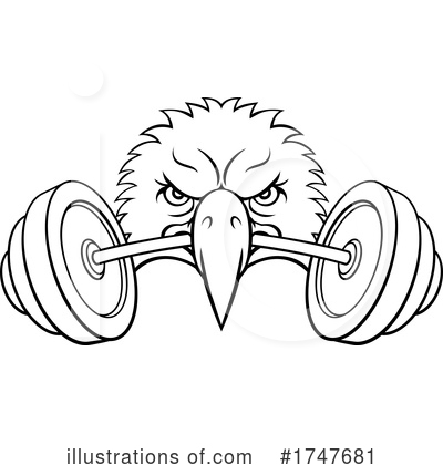 Royalty-Free (RF) Eagle Clipart Illustration by AtStockIllustration - Stock Sample #1747681