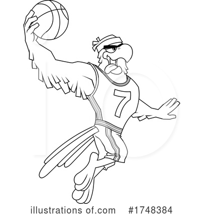 Royalty-Free (RF) Eagle Clipart Illustration by Hit Toon - Stock Sample #1748384