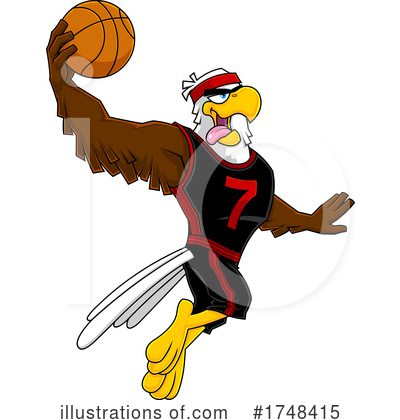 Royalty-Free (RF) Eagle Clipart Illustration by Hit Toon - Stock Sample #1748415